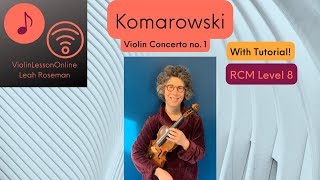 Komarowski Concerto 1 with Practice Tutorial