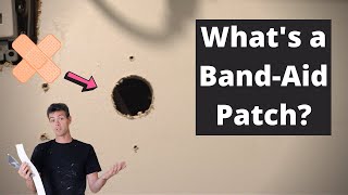 Repair Drywall FAST and EASY with a BAND-AID patch!!!
