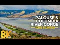 Scenic Landscapes of Palouse and Columbia River Gorge Areas - Relaxing Beauty of Nature in 8K