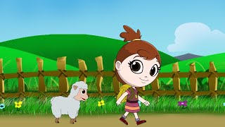 Mary Had A Little Lamb Nursery Rhyme With Lyrics || Cartoon animation rhymes