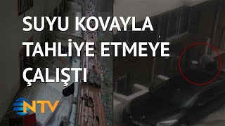 @NTV Esenyurt'ta sokaklar göle döndü