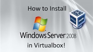 Windows Server 2008 - Installation in Virtualbox