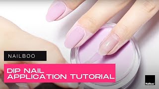 Dip Nail Application At Home | Nailboo® Tutorial