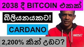 2038 දී BITCOIN එකක් බිලියනයකට? | CARDANO 2,200% කින් උඩට?