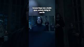 Was Professor Snape a GOOD GUY or a BAD GUY? #shorts