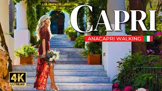 4K Walking tour of CAPRI ❤️ The Most Beautiful Island in Italy