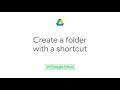 How to: Create a folder with a shortcut in Google Drive