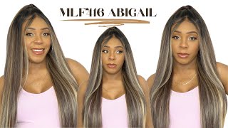 Bobbi Boss Synthetic Hair 360 13x2 Updo Revolution Frontal Lace Wig - MLF416 ABIGAIL --/WIGTYPES.COM