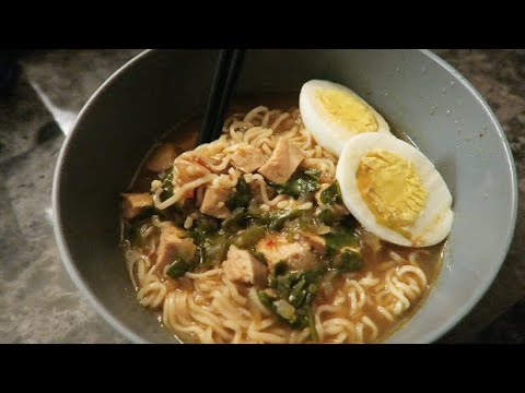 Ramen with left over chicken