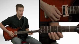 Major Scale Sequencing in Four's - Guitar Lessons