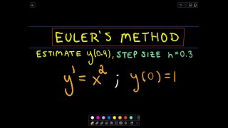 Euler's Method - Another Example #1