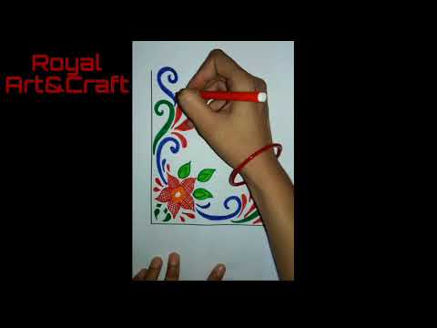 DIY|| Corner Art Design For Project Work || Ideas For Project Work File|| Border Design For Project DIY|| Corner Art Design For Project Work || Ideas For Project Work File|| Border Design For Project