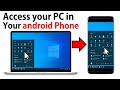 😲 Access your PC in your Phone from anywhere in world