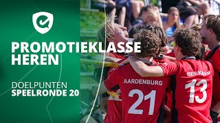 Promotieklasse Heren - 2021/2022 - Doelpunten Speelronde 20 ⭐