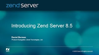 Introducing Zend Server 8.5