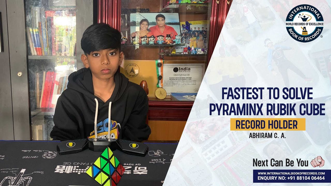 Fastest To Solve Pyraminx Rubik Cube Youtube