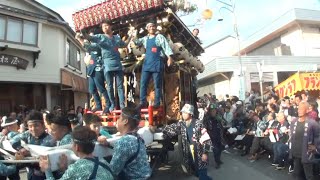 2015年11月7日 森の祭り 渡御・夜の市街地での練り～藤雲社車庫入れ