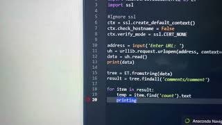Using python to access web data: extracting data from xml
