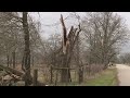 Guadalupe County residents picking up the pieces after possible tornado damages homes, property