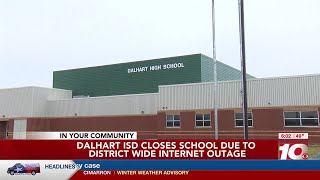 VIDEO: Dalhart ISD cancels school due to districtwide internet outage