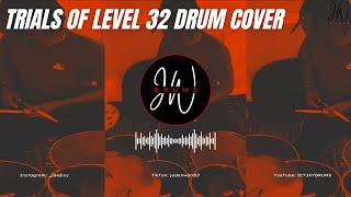 🥁 Epic Drum Cover: Trials of Level 32 by TBEATZ CREATIONZ - Performed by Jaden Ward 🎵