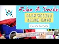 Alan Walker, Salem Ilese - Fake A Smile Guitar Tutorial. No capo, Easy Guitar Lesson. Strumming.