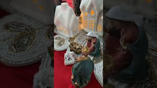 Beautiful Nativity Set and Village from Hobby Lobby