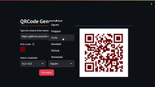 QR Code Generator Using Streamlit