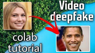 Deepfake Tutorial | How to make “deepfake video” | step by step | tutorial | with google colab