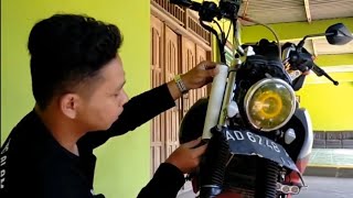 Cara Membuat Cover Shock Vixion (Modifikasi Vixion)