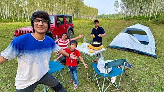 First Camping With Brothers  😍