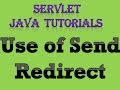 Servlet Java Tutorial Part 6 use of Send Redirect