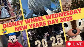 🔴 Live - Disney Wheel Wednesday 2025  -  Walt Disney World  01.01.2025