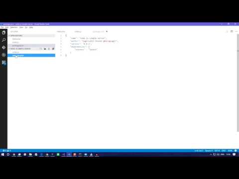 How to create a basic Node js server How to create a basic Node js server