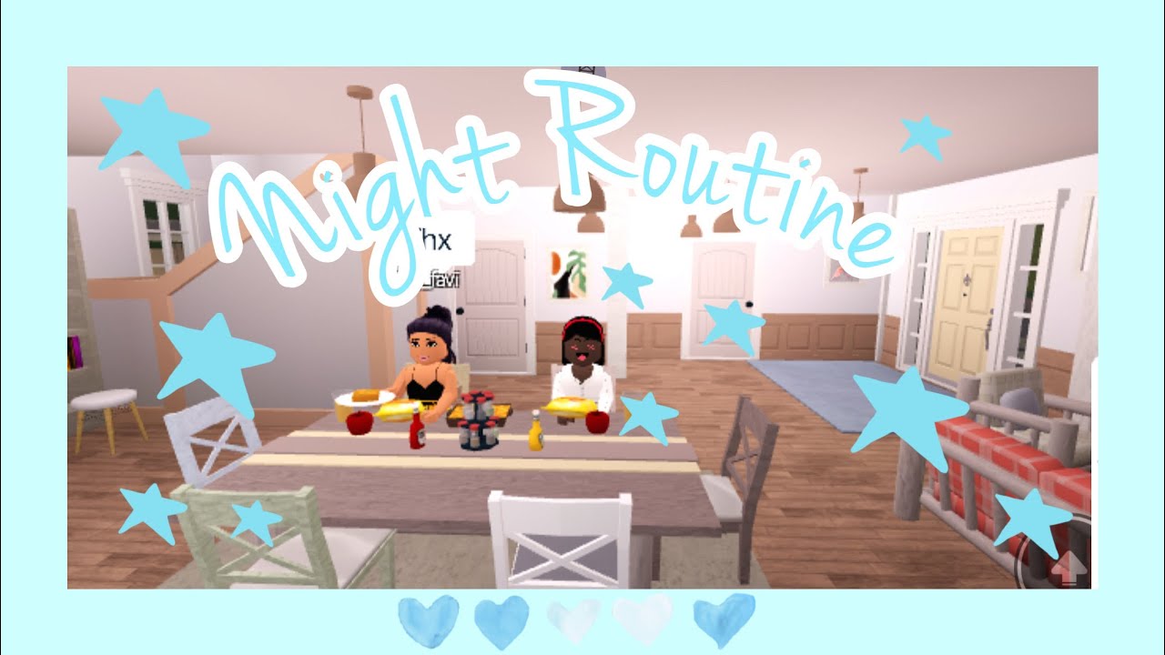 Night Routine Bloxburg Roblox Youtube