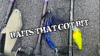 APRIL BASS FISHING TACKLE RUN DOWN: CRANK BAIT, JIG AND BIG SWIMBAIT #bassfishing #6thsensefishing