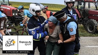 Tour de France 2018 : Manifestation des agriculteurs ! Etape neutralisée !!