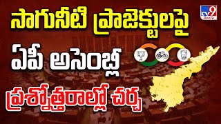 సాగునీటి ప్రాజెక్టులపై ఏపీ అసెంబ్లీ ప్రశ్నోత్తరాల్లో చర్చ | AP Assembly 2024 - TV9