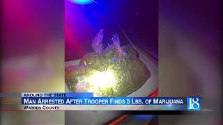Warren County traffic stop leads to five pounds of marijuana