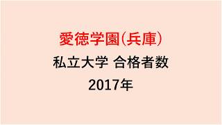 愛徳学園高校　大学合格者数　2017～2014年【グラフでわかる】