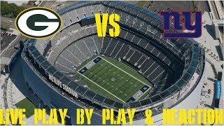 Packers vs Giants Live Play by Play & Reaction