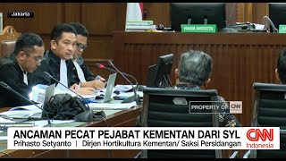 Ancaman Pecat Pejabat Kementan dari SYL