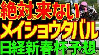 【日経新春杯予想】高配当狙えます！メイショウタバル浜中俊、タッチウッド武豊…前が壊滅する理由があります！そうなると後ろのこの馬を買えばいい！！2025年日経新春杯予想動画【競馬ゆっくり】【私の競馬論】