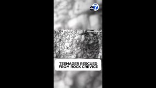 Teen rescued from rock crevice in Joshua Tree