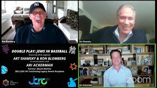 JCRC-NY Double Play! Jews in Baseball: Art Shamsky and Ron Blomberg with Ari Ackerman