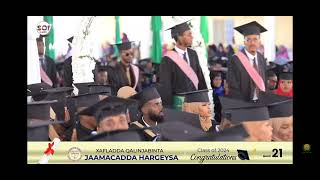 Xafladda Qalinjabinta Dufcadda 21aad Ee Jaamcadda Hargeisa. Oldest University in Somaliland