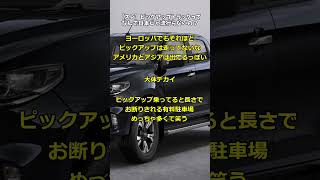 【スレ】ピックアップトラックってなんで日本じゃ流行らないの？