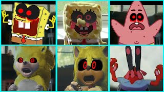 Sonic The Hedgehog Movie - SpongeBob EXE Uh Meow All Designs Compilation