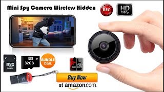 How to Use FabQuality Mini Spy Camera Wireless Hidden Test HD Quality 1080p recording demo - AMAZON