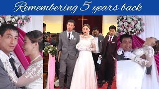 Remembering 5 years back wedding anniversary